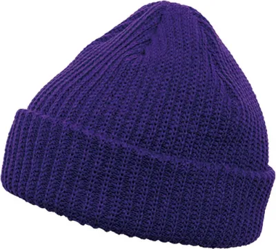 Obrázek produktu pro Pánská zimní čepice Urban Classics Rib Beanie purple - UNI
