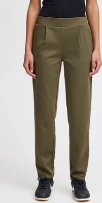 Produktbild von Ichi IHKate Damen Hose Stoffhose mit Bügelfalten Eingrifftaschen leicht elastisch Regular fit