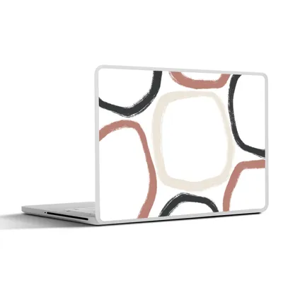 Produktbild von MuchoWow® Laptop Aufkleber Sticker Cover Minimalismus - Geometrische Formen - Pastell - Muster 40x30 cm - Laptop Dekoration - Selbstklebend