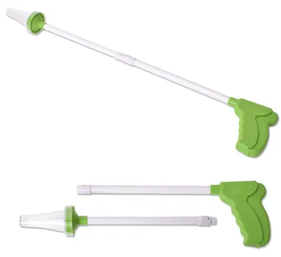 Produktbild von TE-Trend 2-teiliger Spider Catcher Spinnenfänger Extralang Insektenfänger Spinnengreifer 76 cm Grün