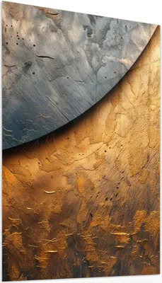 Produktbild von Glasbild 50x75cm in XXL für Wohnzimmer, Schlafzimmer Motiv Abstraktes Metall
