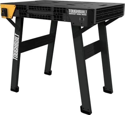 Produktbild von Toughbuilt ToughBuilt QuickSet Workbench WB-700 - Schnell klappbar - 855 × 787 × 603 mm - Schwarz