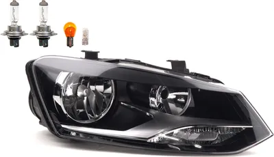 Produktbild von Scheinwerfer passend für VW Polo 09 6R 06/2009-03/14 Rechts Leuchtmittel 6R1941008E 6R1941008F Johns