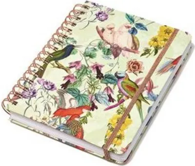 Produktbild von Ringbuch Paradies Hardcover 180 Blatt gepunktete Linien Gummibandverschluss