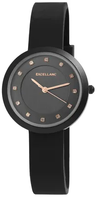 Produktbild von Excellanc Damenuhr mit Silikonarmband