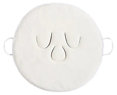 Produktbild von Gesichtsdampfhandtuch, superweich, mit Ohrschlaufen, aus Korallenvlies, feuchtigkeitsspendend, verjüngend, für heiße und kalte Gesichtsbehandlungen, Spa-Handtuch, Beauty-Zubehör A