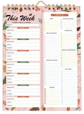 Productafbeelding van Wekelijkse Maaltijdplanner en Boodschappenlijst