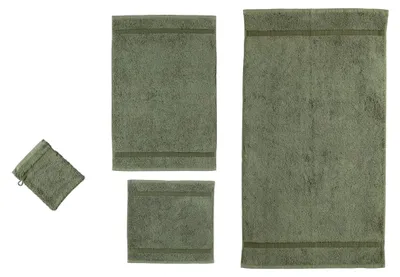 Produktbild von Hochwertige Olive Handtücher aus 100% Baumwolle, pflegeleicht und trocknergeeignet