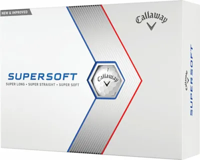 Zdjęcie produktu dla Callaway Supersoft 2023 White Basic 12 Piłka golfowa