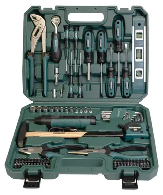 Produktbild von Brüder Mannesmann Werkzeugkoffer 85-tlg. mit Akku-Stabschrauber M29094
