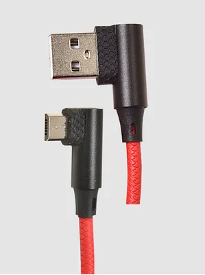 Immagine prodotto di Cavo di ricarica/dati USB-A USB-Micro-B Spina angolare a 90°