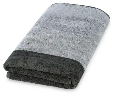 Produktbild von Ross Walk-Frottier Saunatuch 7134 Saunatuch 80x200 cm grau-türkis