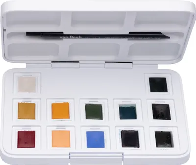 Produktbild von ROYAL TALENS Aquarellfarbe Van Gogh 12er Gedeckte Farben