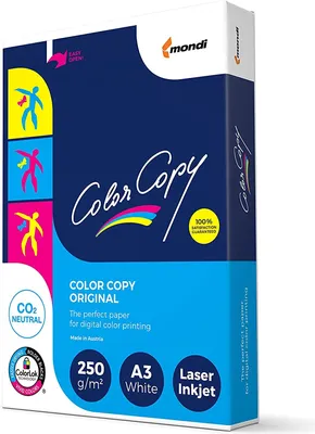 Produktbild von Mondi Color Copy Laserpapier 250 g/m² DIN-A3 125 Blatt weiß