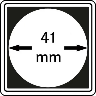 Produktbild von Lindner 2240041 Münzkapseln CARRÉE 41 mm, 4er Pack