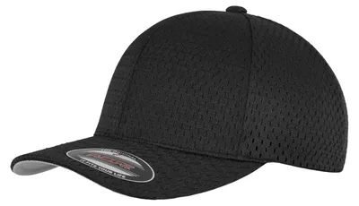 Produktbild von Flexfit By Yupoong Flexfit Athletik Mesh Baseballkappe RW7607 (Einheitsgröße) (Schwarz)