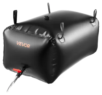 Obrázok produktu pre VEVOR 240L/63,4 galónový zásobník na vodu, prenosná nádrž na vodu pre obytné vozidlá, 1000D PVC, skladacia nádrž na vodu, mäkká taška na vodu