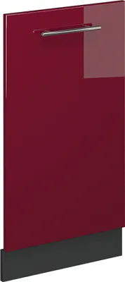 Produktbild von Geschirrspülblende Vicco Fame-Line Bordeaux Hochglanz 45 cm ohne Arbeitsplatte, Model 54291