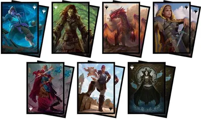 Produktbild von Ultra Pro - Deck Protector Standard Sleeves - Magic: Commander Legends - Battle for Baldurs Gate (100) Faldorn, Dread Wolf Herald / B