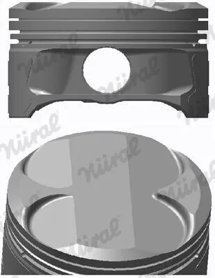 Produktbild von NÜRAL 87-440900-00 Kolben passend für MERCEDES-BENZ C-Klasse Limousine (W204) E-Klasse Limousine (W211) C-Klasse T-modell (S204) C-Klasse Limousine