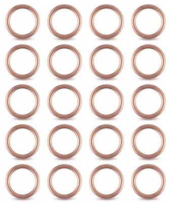 Kupfer-Dichtringe 20 Stück M16 x 22 mm für Ölablassschraube