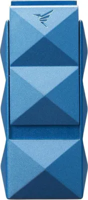 Produktbild von Colibri Quasar II 2er-Jet Flame - blau Metall Feuerzeug mit Rundcutter