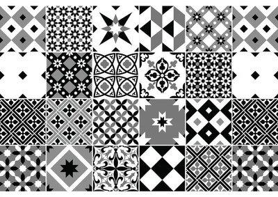 Produktbild von Selbstklebende Fliesenaufkleber für Küche und Bad – 24 Stück, NINARI Möbelfliesenaufkleber – 24 Aufkleber à 20 x 20 cm