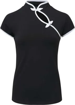 Produktbild von Forplay T-Shirt Damen Tiffany schwarz Basics 95% Baumwolle, 5% Elasthan M