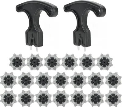 Imagen del producto de Clavos para zapatos de golf, 20 unidades, reemplazables, antideslizantes, para zapatos de golf