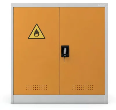 Produktbild von Chemikalienschrank, Gefahrstoffschrank, Pflanzenschutzschrank, Spritzmittelspind IRENE, 1000 x 1040 x 400 mm