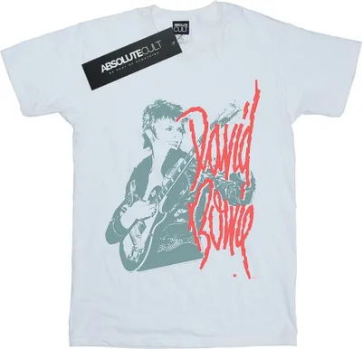 Produktbild von David Bowie - T-Shirt für Damen BI19049 (M) (Weiß)
