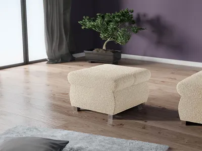 Immagine prodotto di Piccolo pouf ANZU 2 - beige