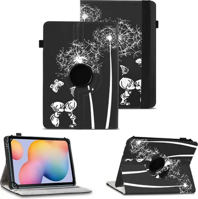 Produktbild von Tablet Hülle für Samsung Galaxy Tab S6 Lite Schutzhülle Tasche Cover DrehbarFarben:Motiv 12