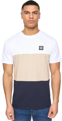 Produktbild von Henleys - "Henpanel" T-Shirt für Herren BG2042 (S) (Weiß)
