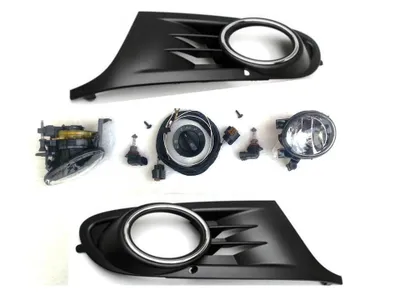 Produktbild von Nebelscheinwerfer Nachrüstung NSW Set Komplettset passend für Golf 6 Plus 2009-