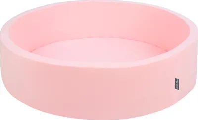 Produktbild von KiddyMoon rund bällebad bällepool 120x30cm/keine bälle ? 7cm ballgruben bunten bällen für babys spielbad kleinkinder, hergestellt in der eu, pink