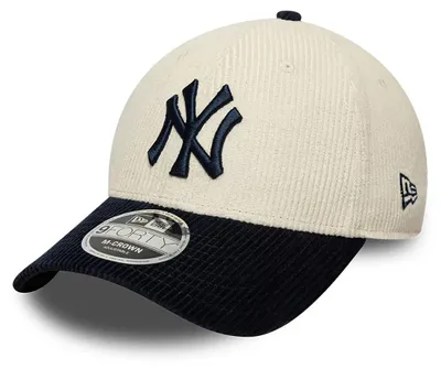 Produktbild von New Era MLB 9FORTY M-Crown Cord Cap New York Yankees beige/navy