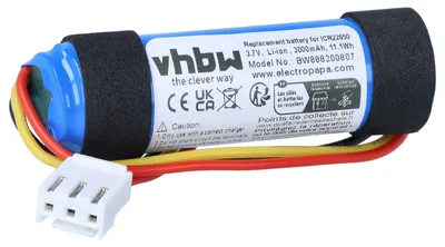Produktbild von vhbw Akku Ersatz für Harman Kardon ICR22650 für Lautsprecher Boxen Speaker (3000 mAh, 3,7 V, Li-Ion)
