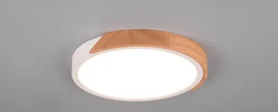 Produktbild von lightling Janoah Deckenleuchte, mit LED-Leuchtmittel 20W, weiß matt, Kunststoff, SMD, Ø 31.5 cm