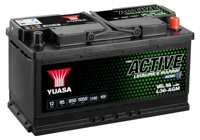 Produktbild von YUASA LEISURE Starterbatterie 12V 95Ah 850A/EN für Auto LKW Batterie