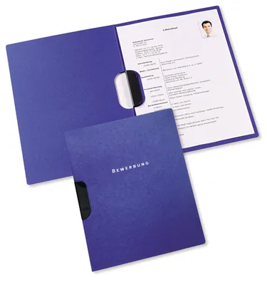 Imagen del producto de OXFORD 100421009. Carpetas de presentación, formato DIN A4, color azul, paquete de 10 unidades.