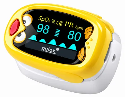 Produktbild von Pulox PO-210B - Finger-Pulsoximeter für Kinder in Gelb