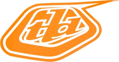 Produktbild von Troy Lee Designs Aufkleber Shield Sticker 17 x 8,5 cm, orange