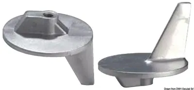 Productafbeelding van Zinkanode voor aandrijving met schroef, vermogen 50/140 pk, Osculati, artikelnummer 43.426.20