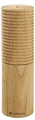 Productafbeelding van Zassenhaus zoutmolen, model HUSUM, 18 cm, eikenhout, artikelnummer 24593, EAN-code 4006528024593
