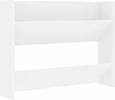 Obrázok produktu pre vidaXL Nástenný botník biely 80x18x60 cm Materiál drevo