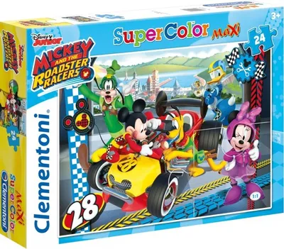 Immagine prodotto di Clementoni Puzzle Maxi Mickey racer / 24 pezzi