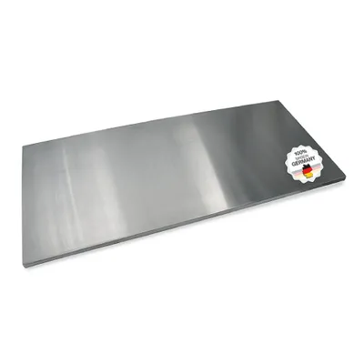 Produktbild von Arbeitsplatte aus Edelstahl 1200x500x20mm