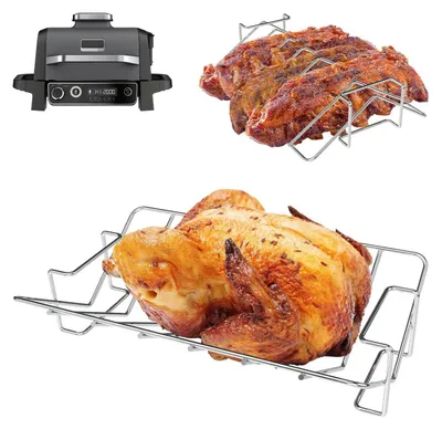 Productafbeelding van Omgoods - Vervangende Ribbenhouder voor Grill, Geschikt voor Diverse Grillmodellen