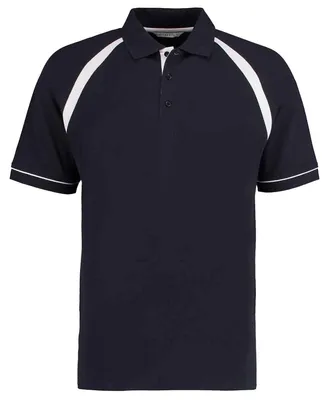 Produktbild von Kustom Kit - "Oak Hill" Poloshirt für Herren LT4015 (M) (Marineblau/Weiß)